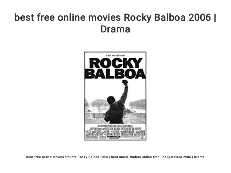 free online rocky balboa movie